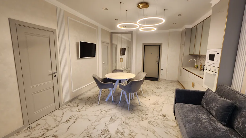 Трёхкомнатная квартира в приморском парке