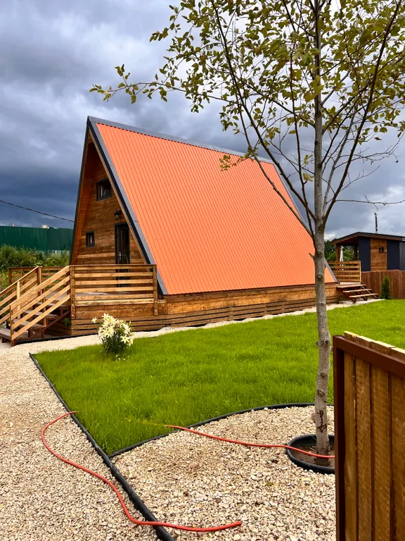 Коттедж Современный дом в стиле A-frame — Иннолово