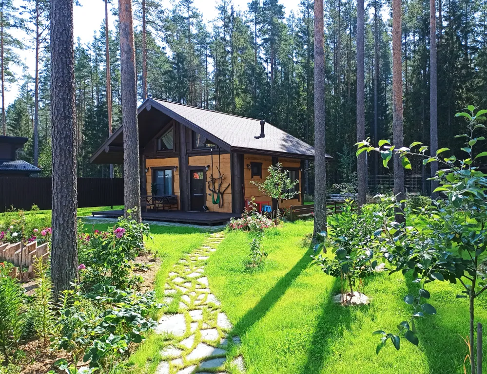 Коттедж Коттедж 70м на краю леса — Агалатово