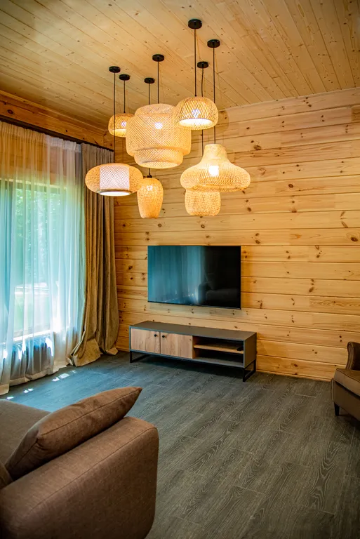 Шале Гнездо с бассейном и сауной