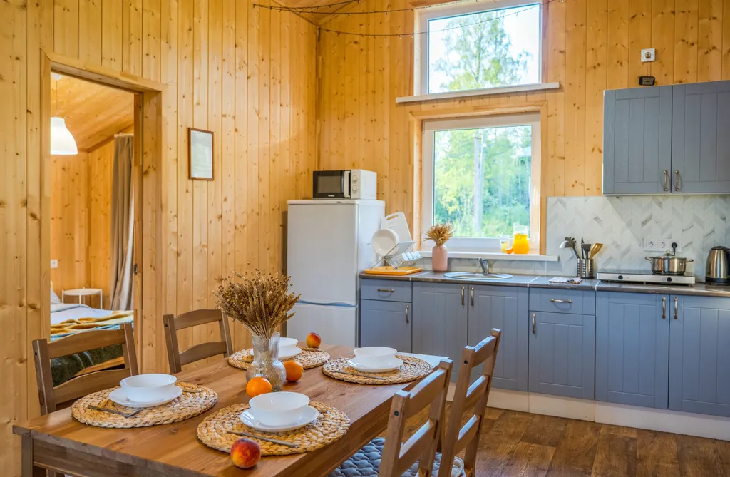 Дом 50m2 — чан, кухня, Wi-Fi
