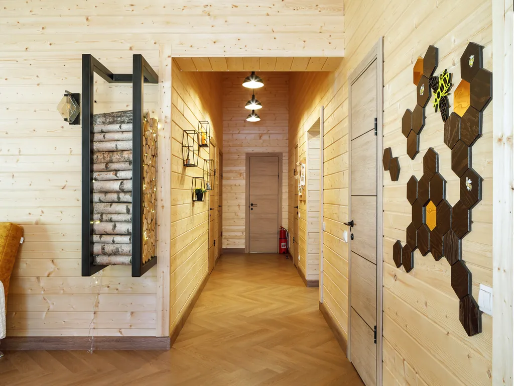 Коттедж Эко-дом Пчёлка в живописном лесу — Минино (Раменский м/о)