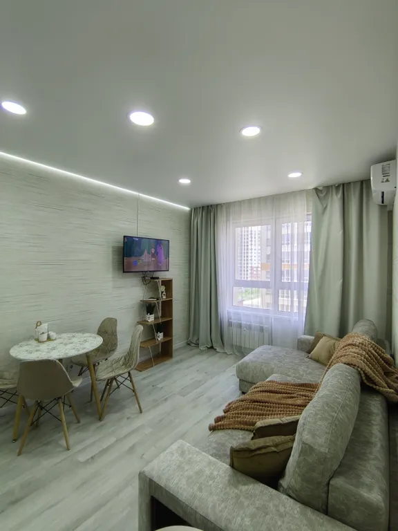 Евро-трехкомнатная квартира рядом с ТЦ Арена