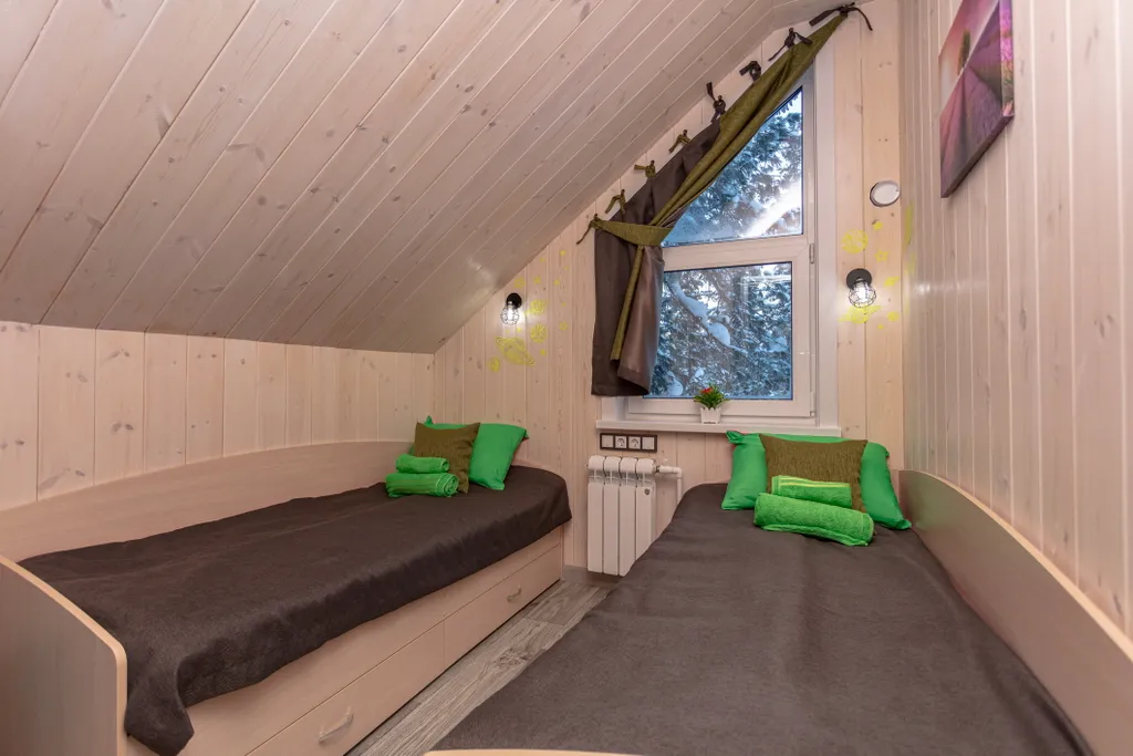 Барнхаус с панорамным видом на лес