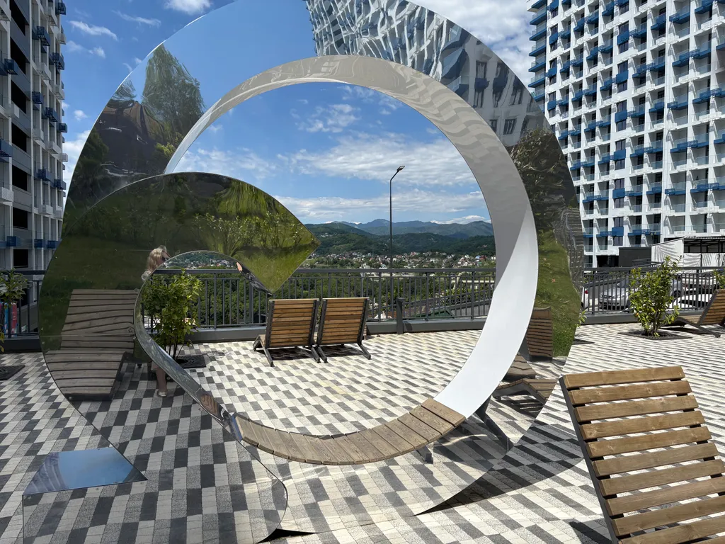 Стильная уютная инстаграммная студия "тропики" в элитном жк