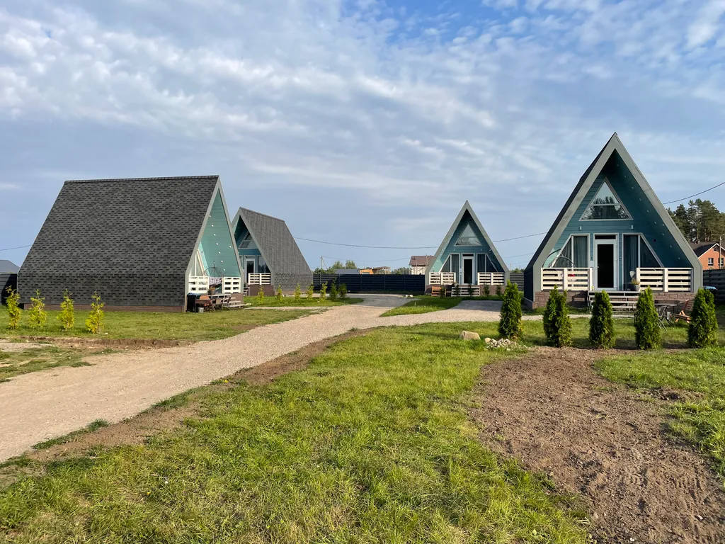 Коттедж Уютный дом аттик А-фрейм у Снетковского озера — Ларионово