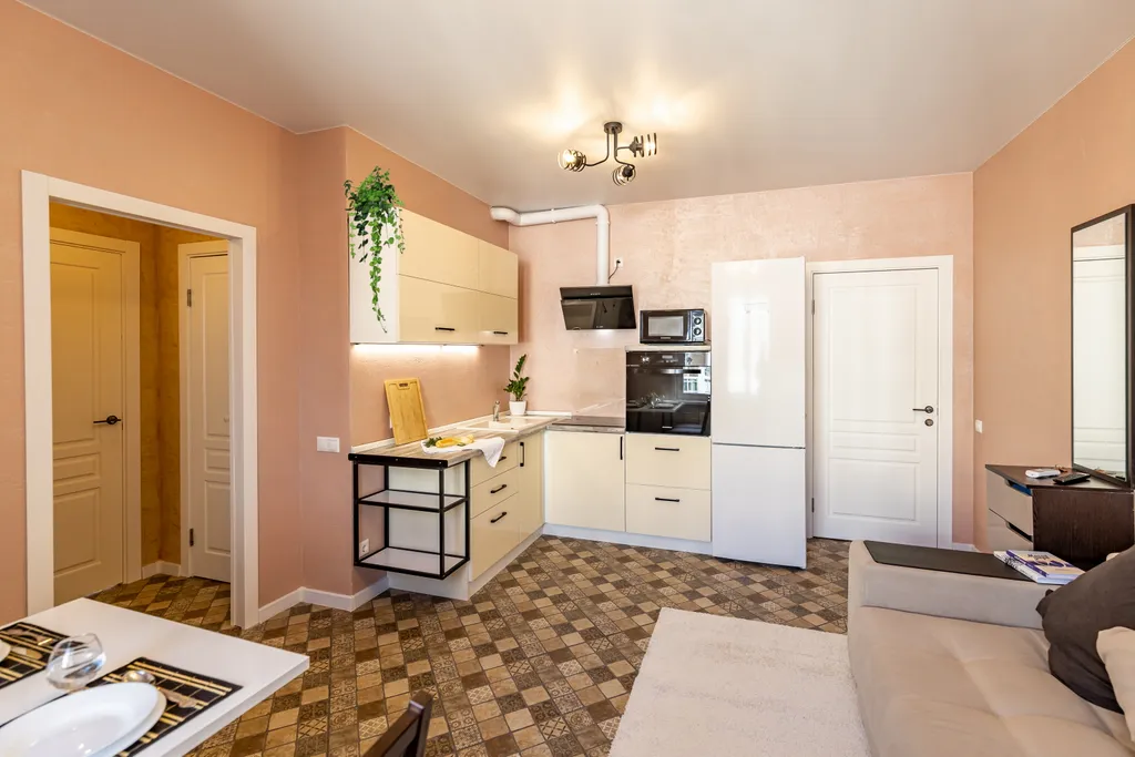 Квартира Двухкомнатная квартира класса комфорт с панорамным остеклением ветер гор — Геленджик