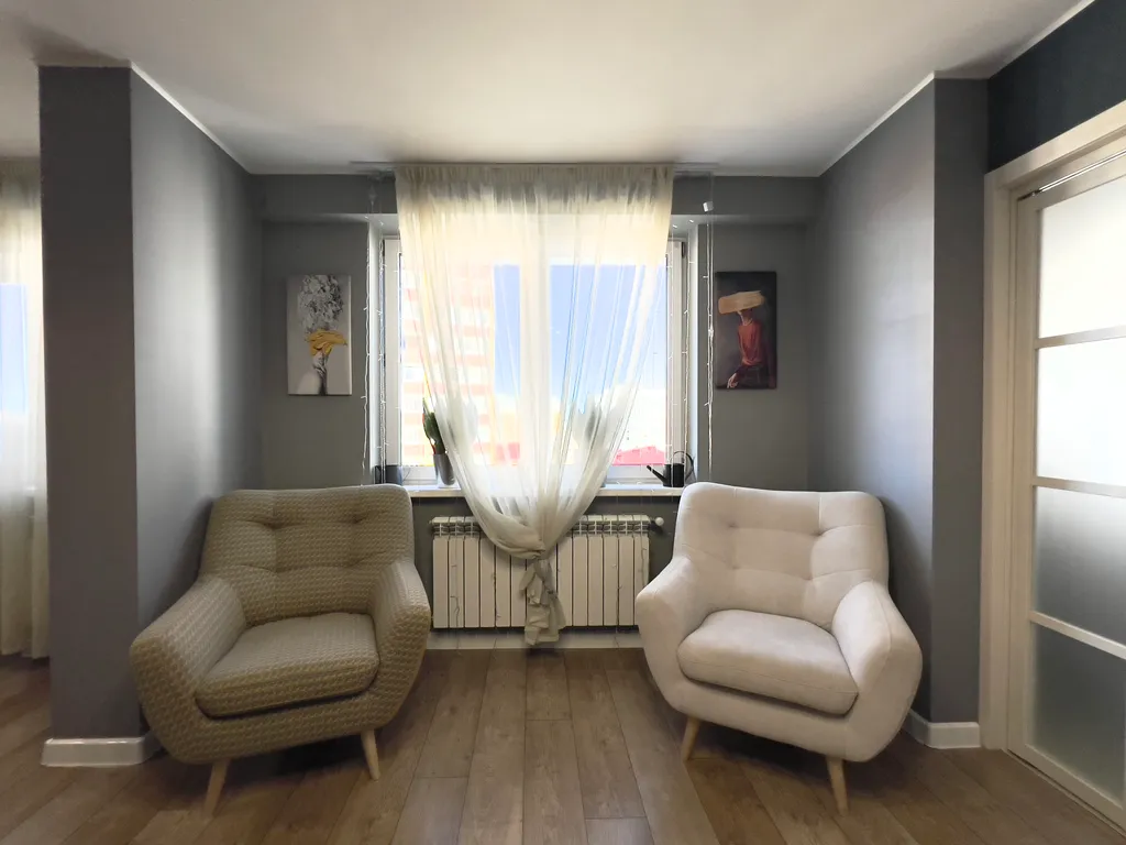 Стильная уютная евро-двушка недалеко от центра травматологии