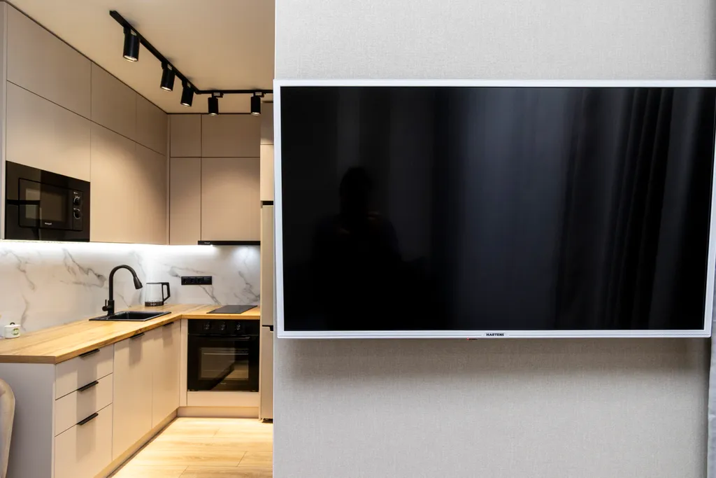 Квартира-студия с дизайнерским ремонтом в новом доме