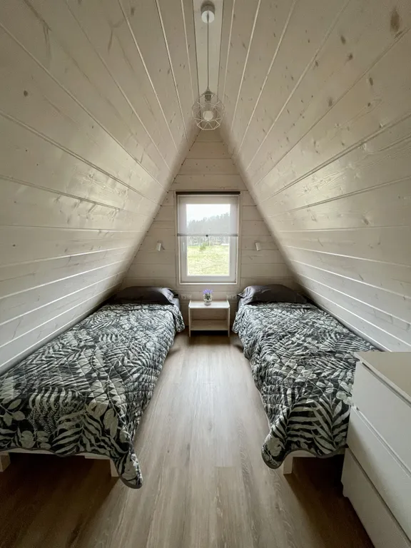 Коттедж Уютные дома аттик А-фрейм у Снетковского озера — Ларионово