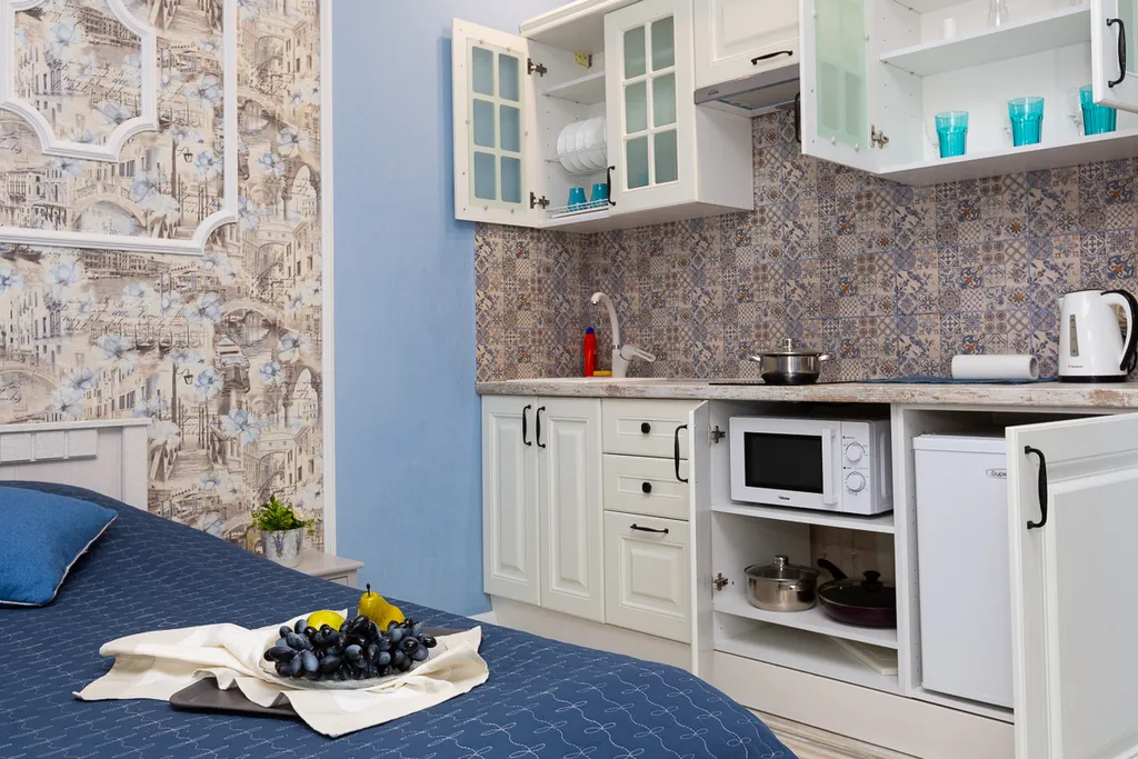 Апартамент с подсветкой в центре рядом с БЦ Высоцкий