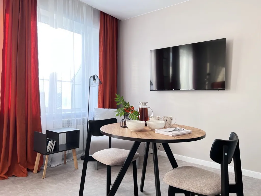 Квартира с видом на реку с террасы