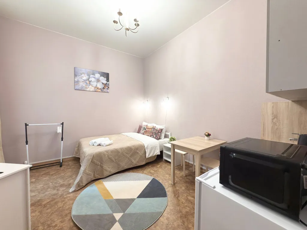 Квартира Квартира Бюджетная и уютная студия — Санкт-Петербург