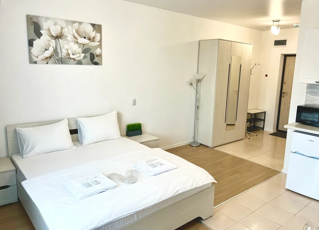 Уютная студия с балконом