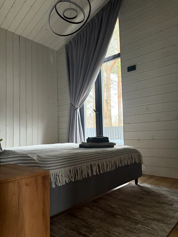 Коттедж Уютный коттедж с сауной и купелью — Бугры