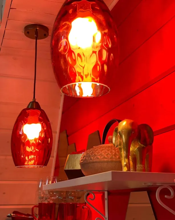 Коттедж Aframe домик рубин c ванной с видом на лес — Тосно