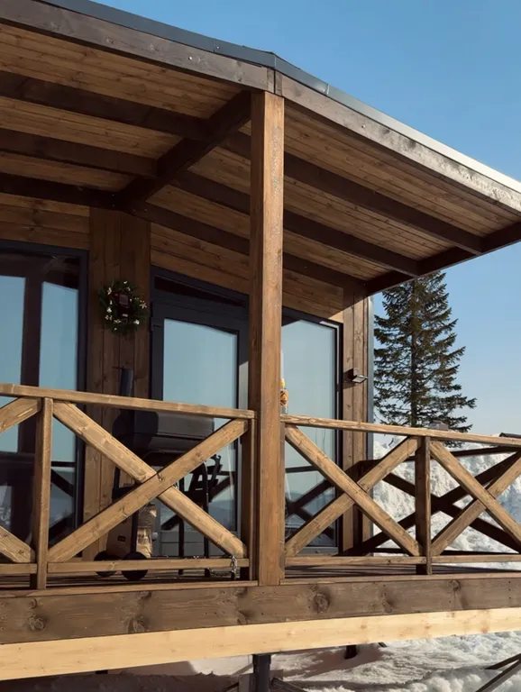 2 дома барн-хаус с панорамным видом на горы