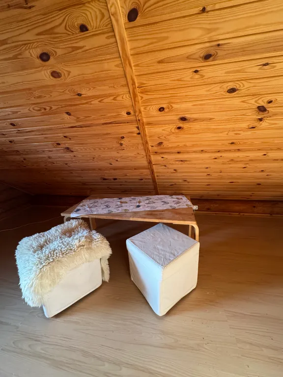 Деревянный дом из сруба на огромном участке с собственным берегом