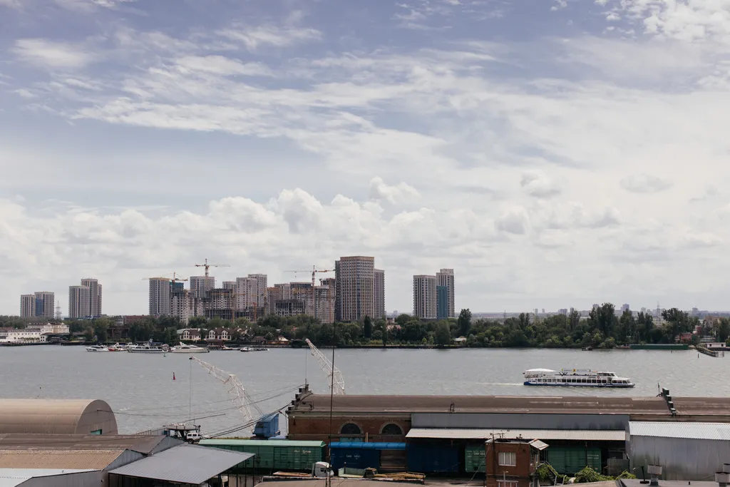 Уютная студия для семья с видом на реку Дон