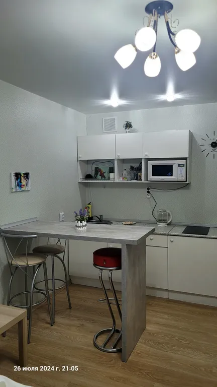 Уютная трёхместная студия недалеко от метро