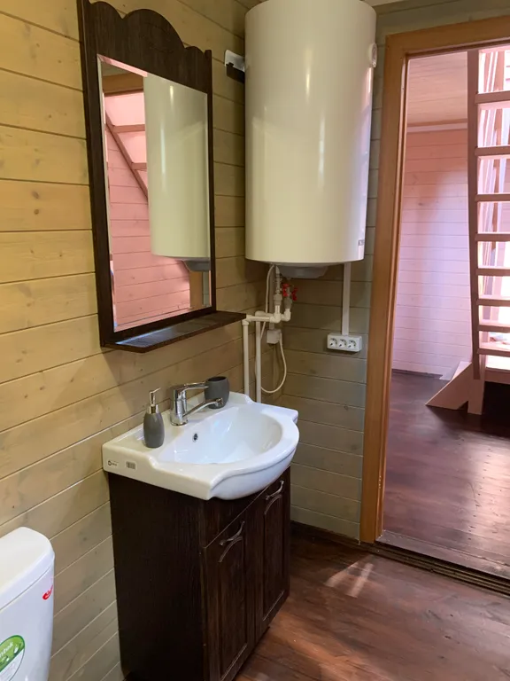 Коттедж Уютные коттеджи в Колхидском лесу на семейной экобазе — Беранда