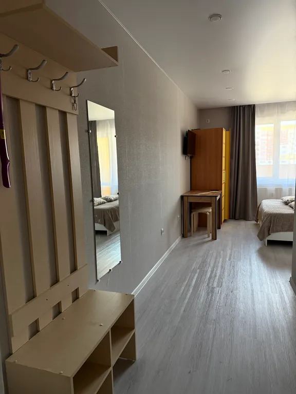 Уютная новая студия с кроватью