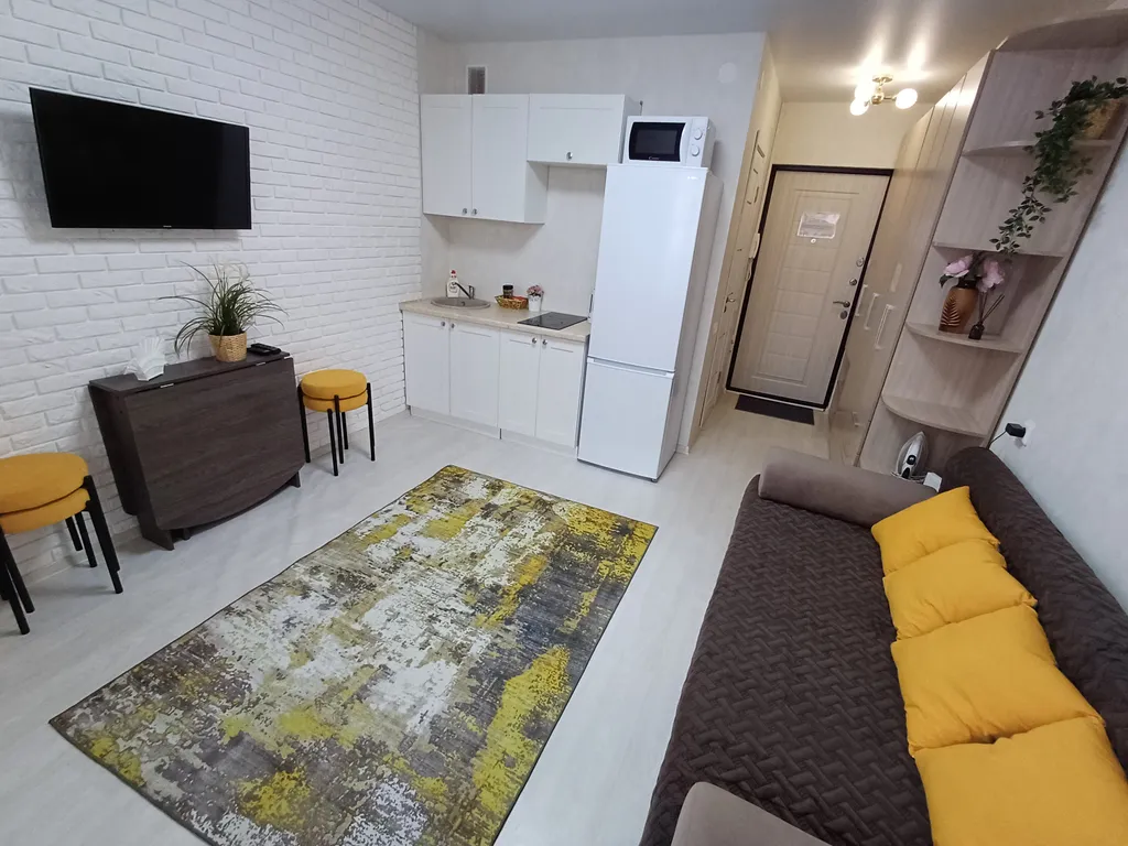 Уютные апартаменты-студия на Кораблестроителей