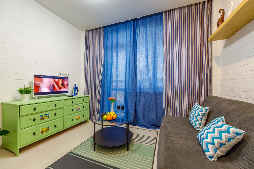 Апартаменты с видом на город рядом с метро