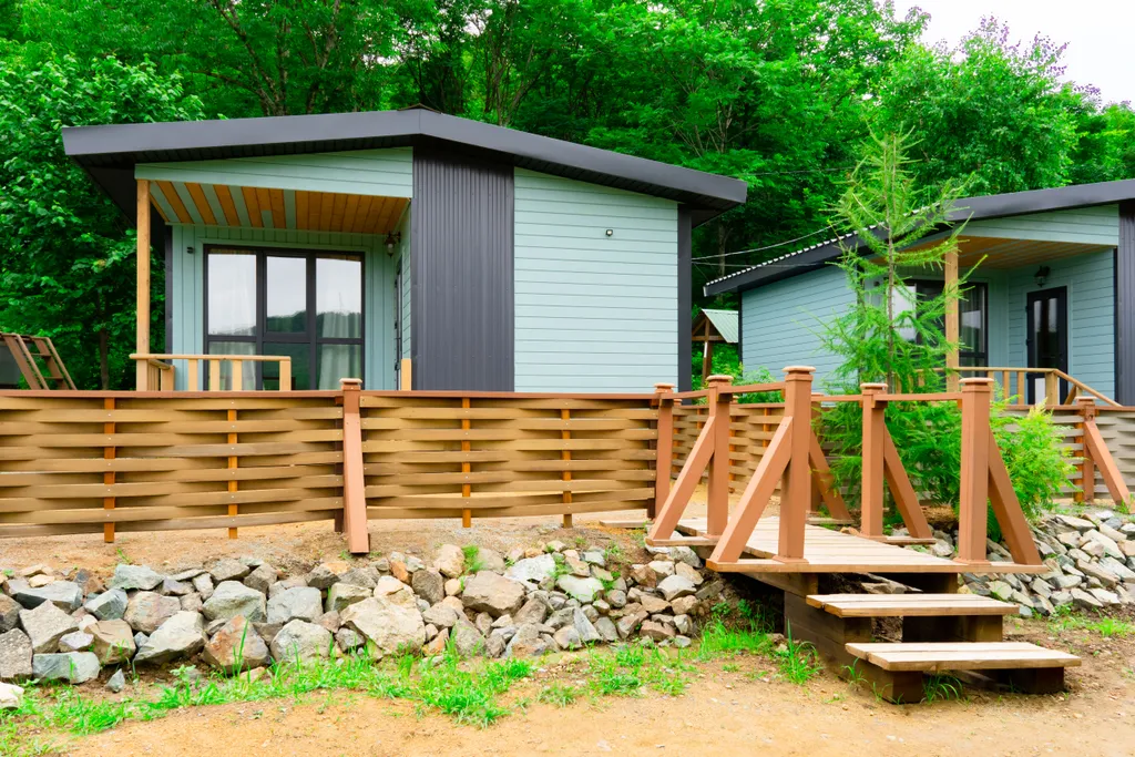 Уютный Эко-дом №14 (с банным чаном) в лесу в шаге от центра города