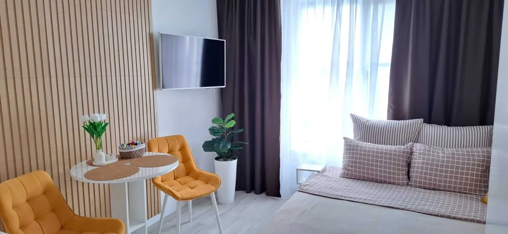 Уютная студия рядом с гостиницей Cosmos