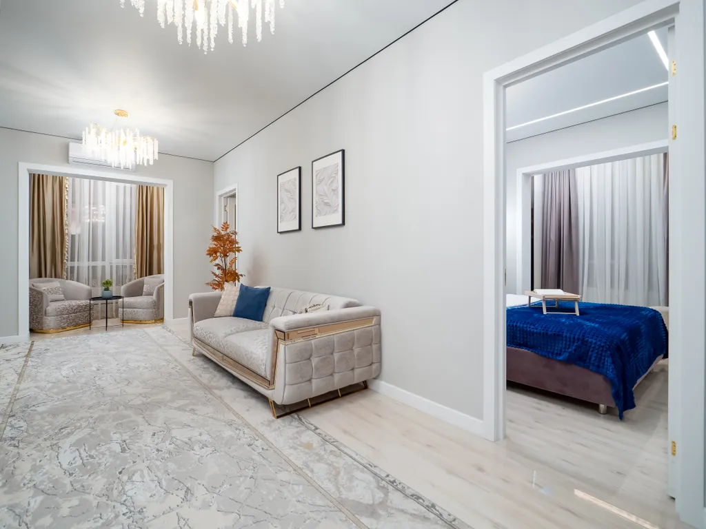 3-комнатная квартира в районе "Mega Alma-Ata"