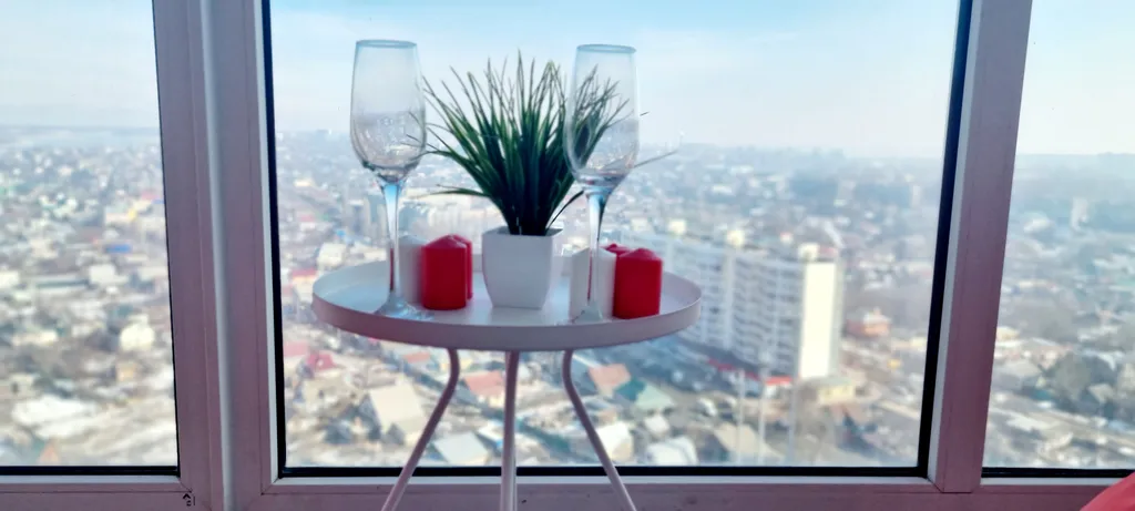 Квартира с панорамным видом на город и Волгу