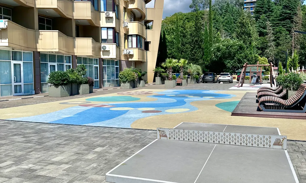 Квартира Квартира Просторная студия у моря на 2-5 гостей, терраса с панорамным видом — Адлер