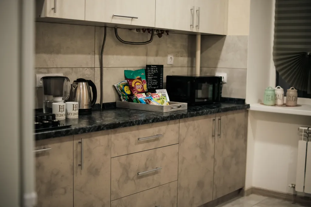 Уют, 1-комнатная квартира с балконом для 3-х гостей