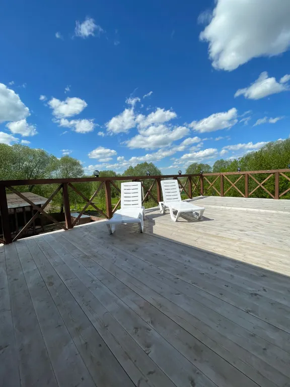 Коттедж Бельгийский дом с террасами, русской баней и чаном — Синьково