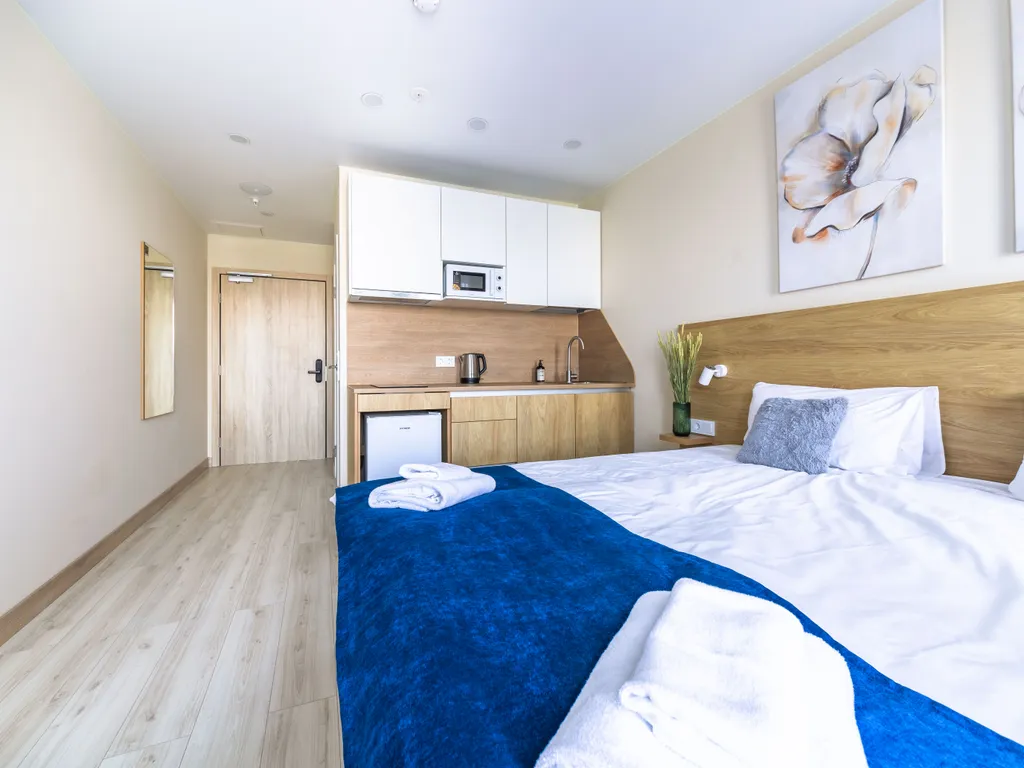 Квартира Квартира Уютная студия на Чёрной речке — Санкт-Петербург