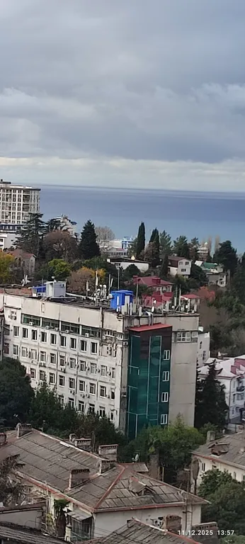 Квартира Квартира Уютная студия с видом на море и горы в ЖК "Альпика" — Сочи