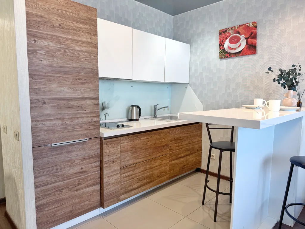 Стильная 1-комнатная квартира-студия в шаговой доступности от ЖД вокзала