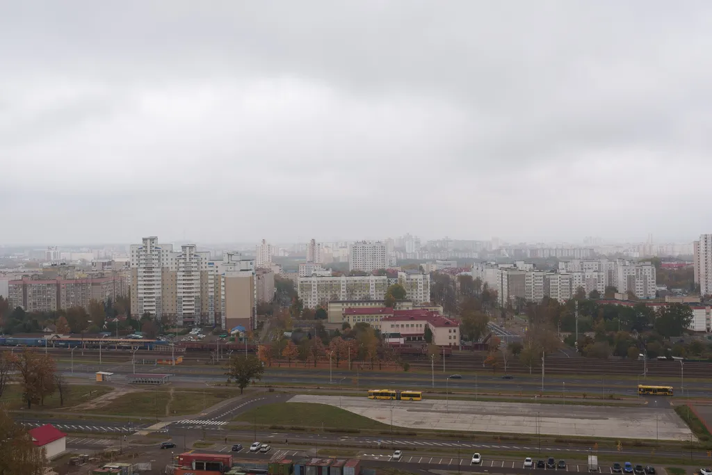 Апартаменты с видом на город в районе Минск мир