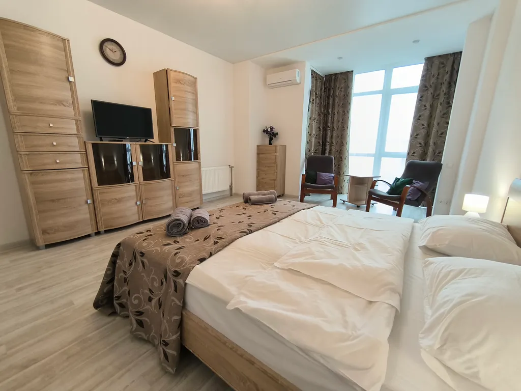 Квартира Просторная квартира в 10 минутах ходьбы от пляжа "Адмиральская Лагуна" — Севастополь