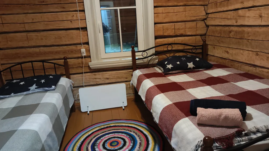 Настоящий деревенский домик в Карелии