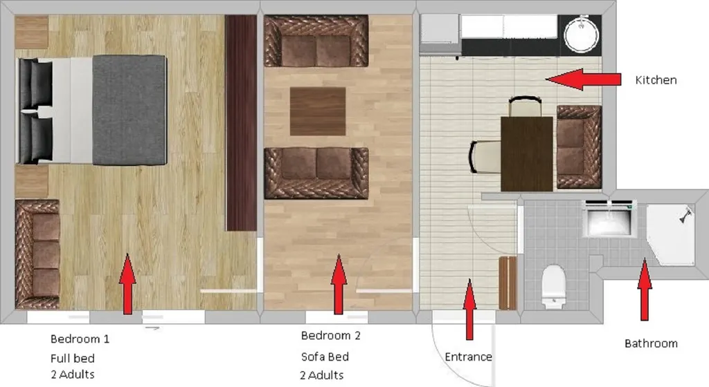 2-комнатная Квартира