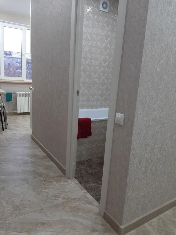 На въезде в город с новым ремонтом