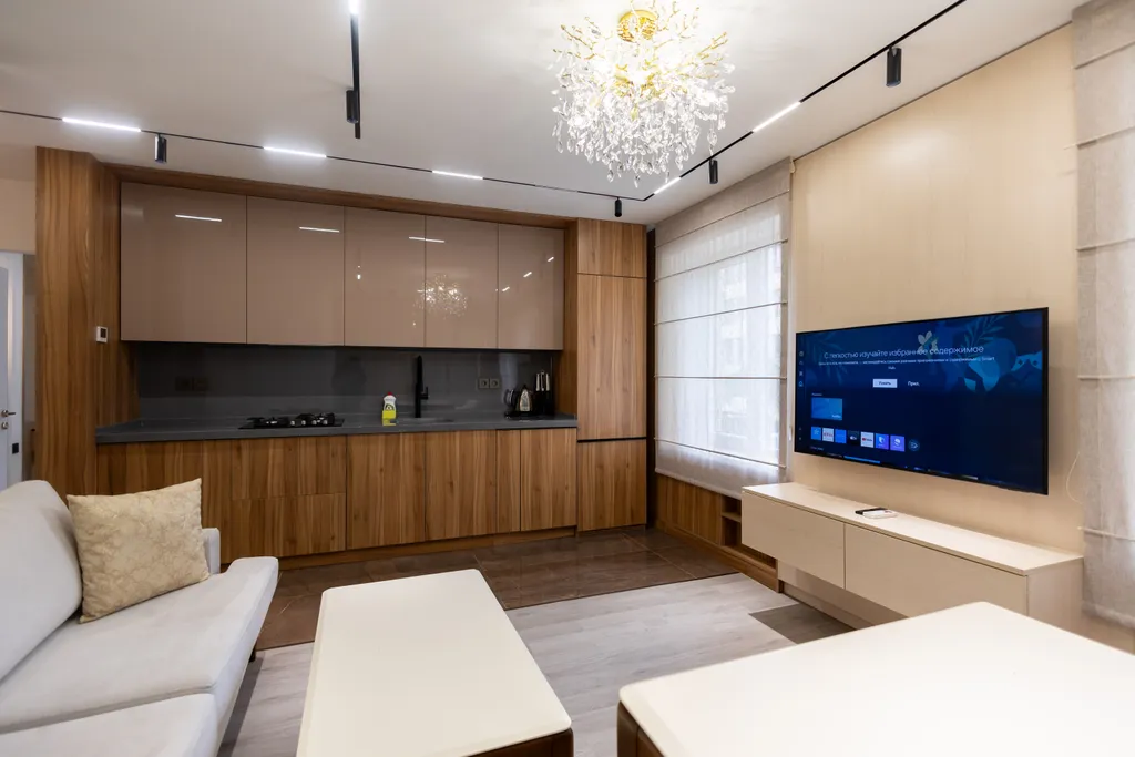 Современная дизайнерская квартира рядом с метро