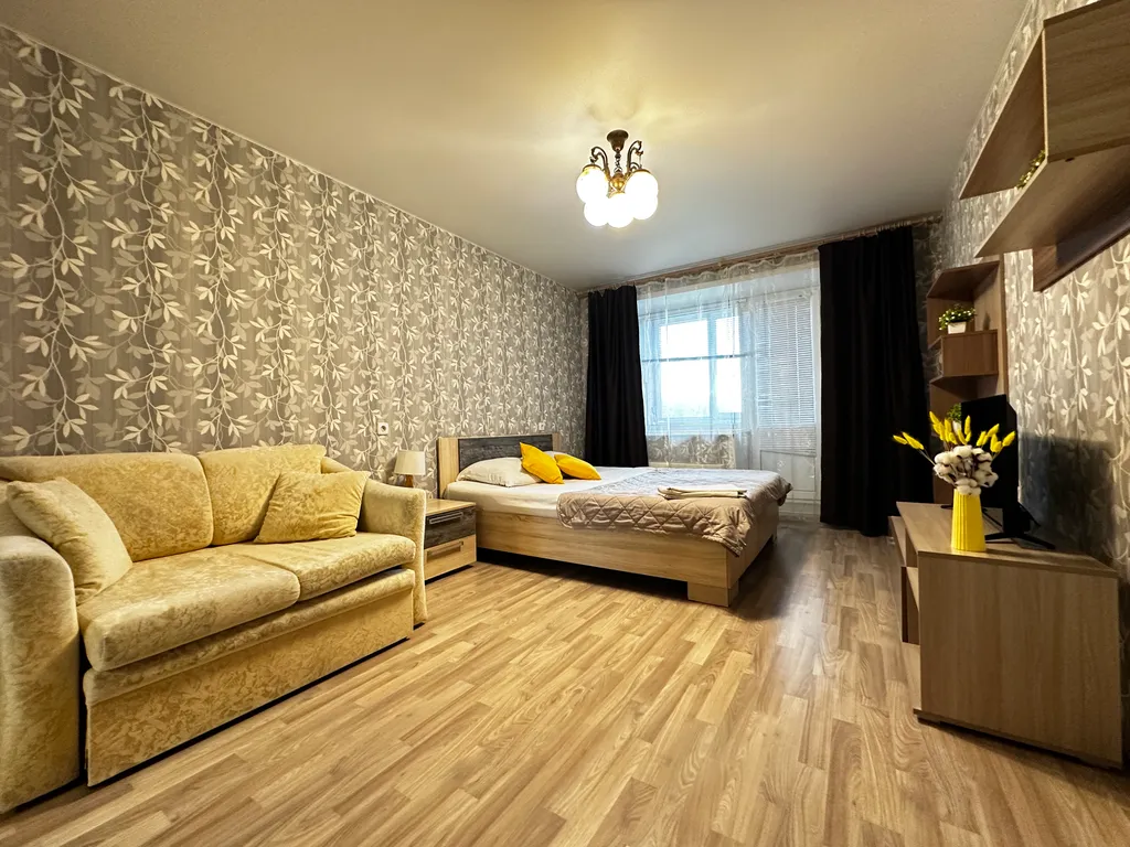 Стильная и уютная однокомнатная квартира у леса