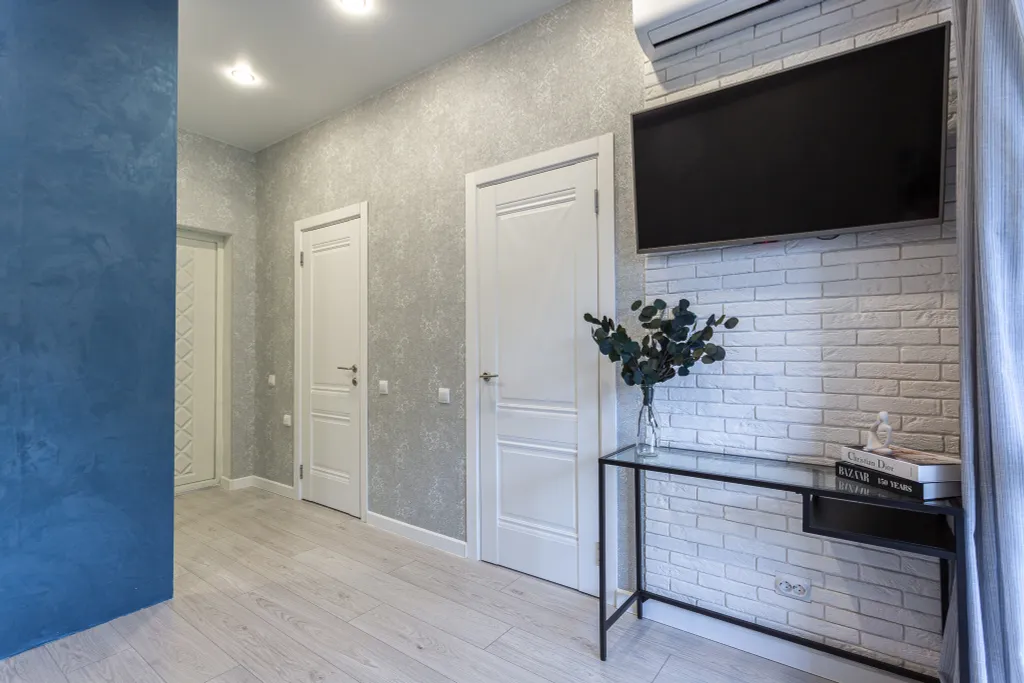 Квартира с балконом и видом на гору