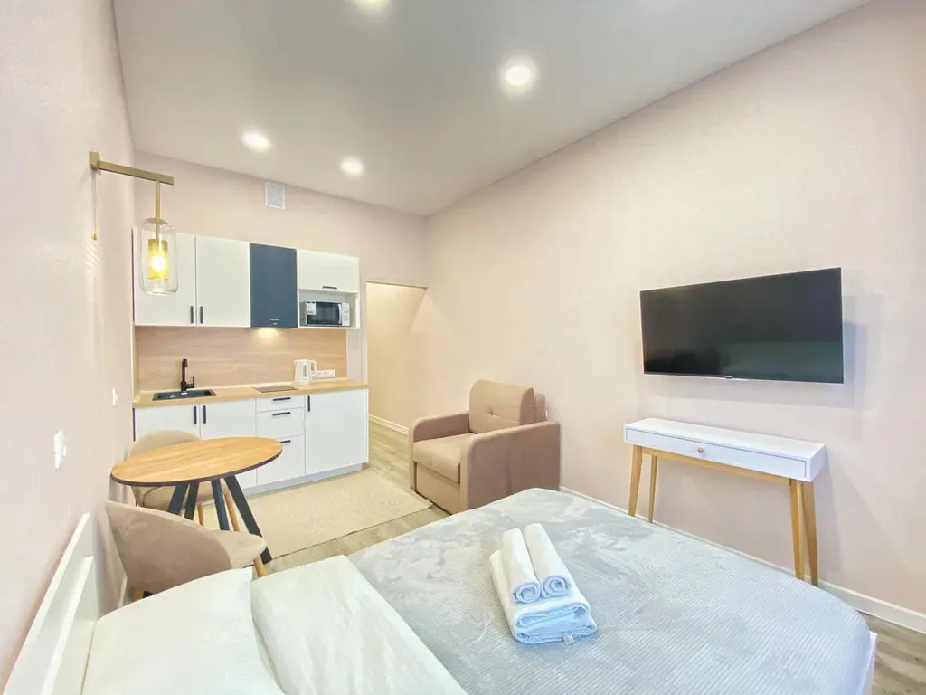 Студия апарт-комфорт beige в жк сердце Ярославля (жд яр. Главный)