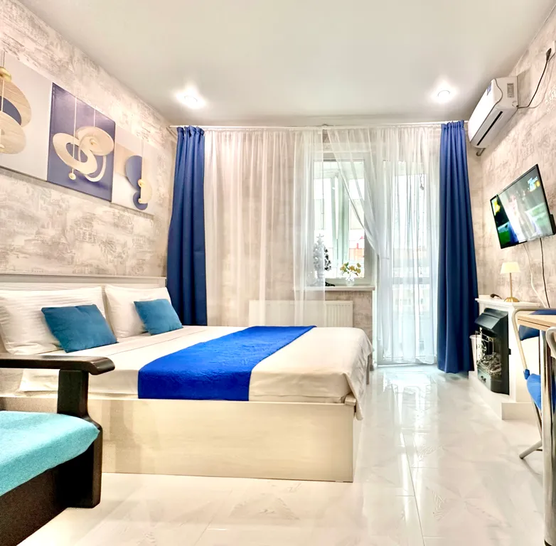 Квартира Квартира Студия с панорамным видом в районе парка Галицкого — Краснодар