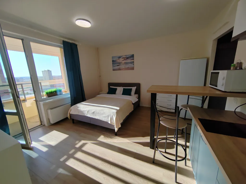 Квартира-студия с красивым видом