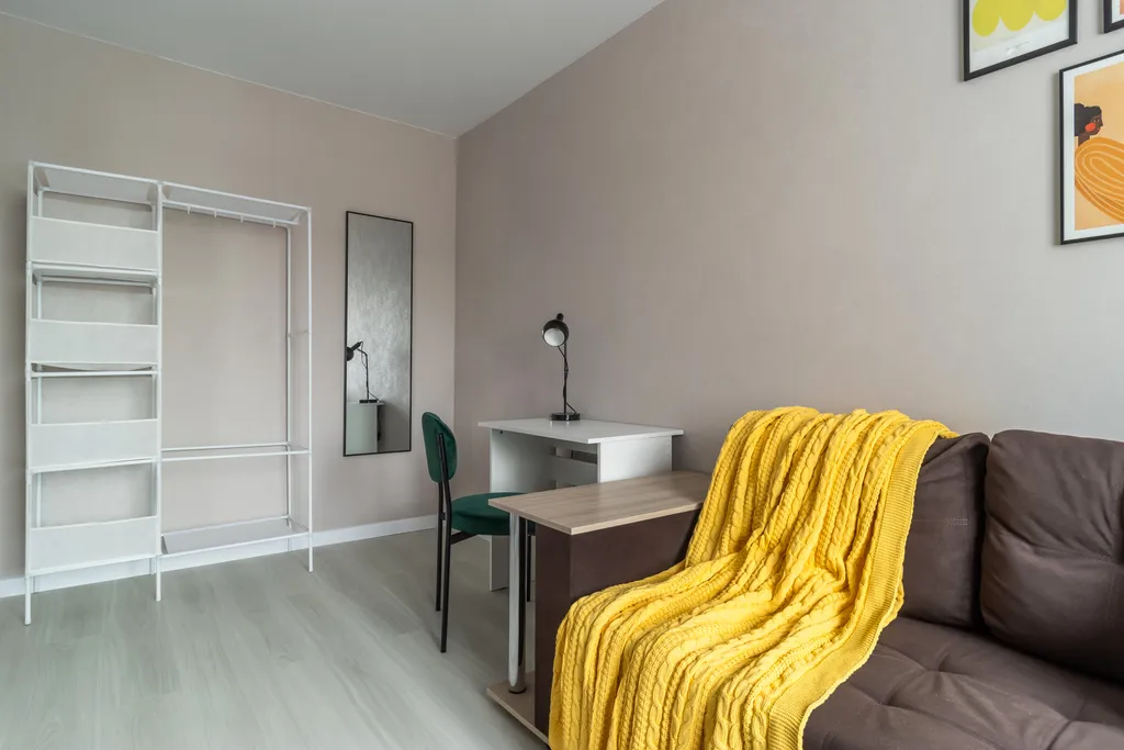 Светлая 2-к с кухней-гостиной и балконом